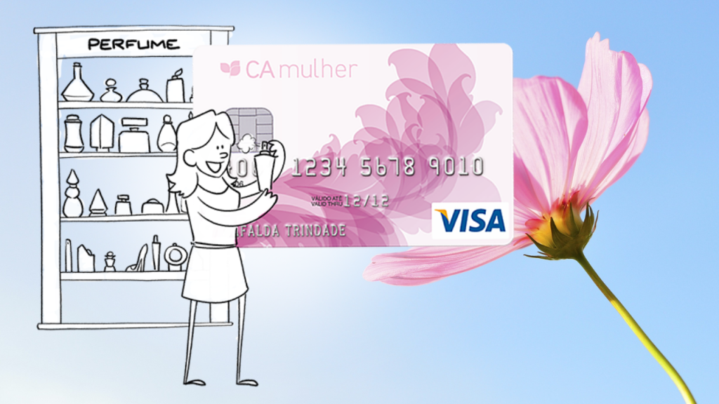 cartão ca mulher
